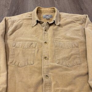 Vtg The Territory Ahead Shirt Mens Large Brown Corduroy Button Down Long Sleeve
